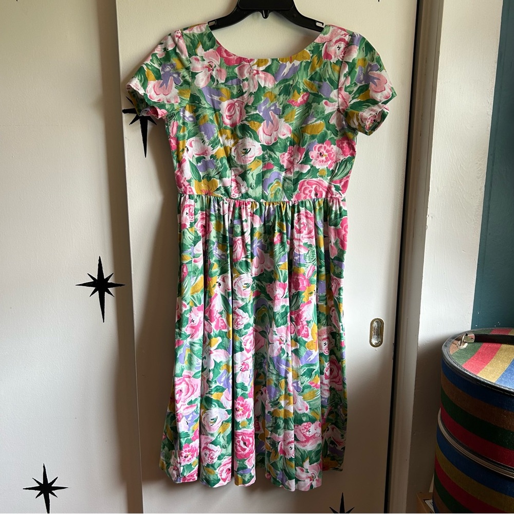 Vintage Floral Dress